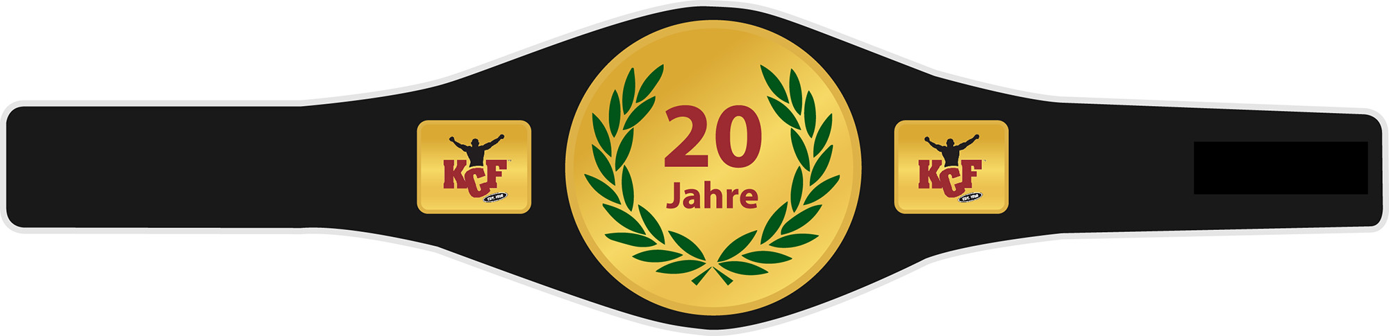 20 Jahre KCF Champion Gürtel - Jubiläumsgeschenk